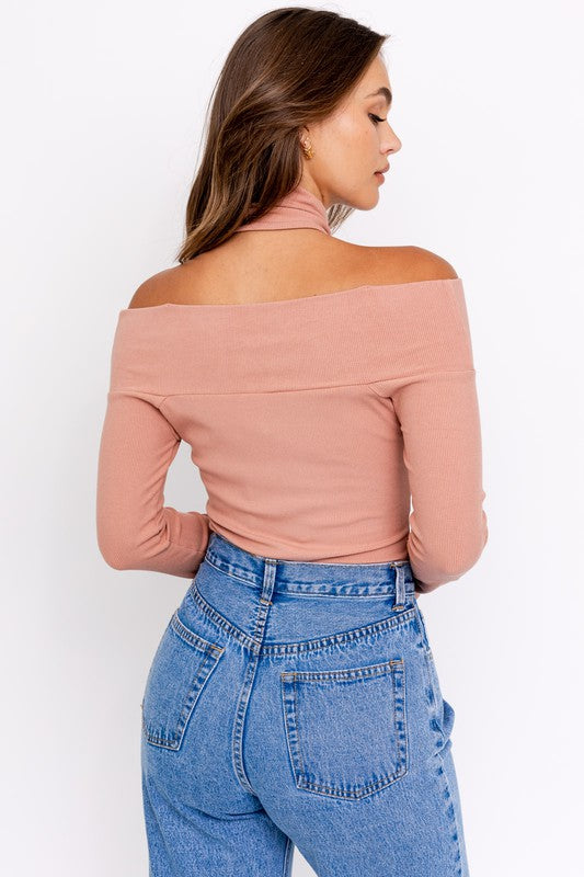 *CRISS-CROSS BODYSUIT CINNAMON Shai Blu