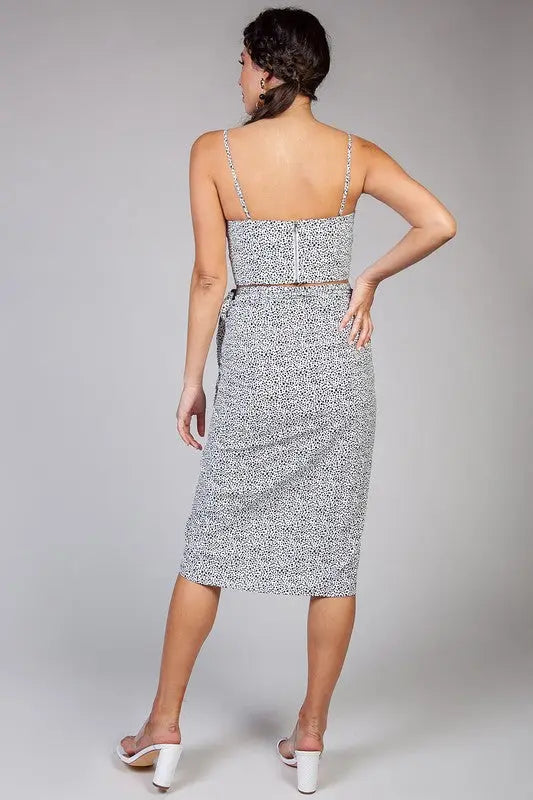 DALMATION PRINT TWO PIECE SET Shai Blu