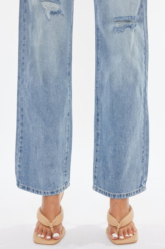90's Wide Leg Straight Jeans Kan Can USA