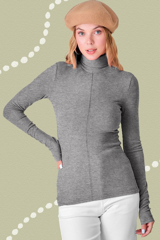 ESSENTIAL TURTLENECK TOP La Miel