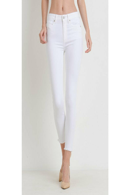 ALEX HIGH RISE SKINNY JEANS WHITE Shai Blu